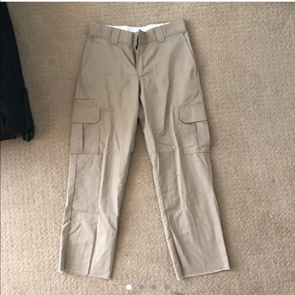 Khaki dickies cargo pants